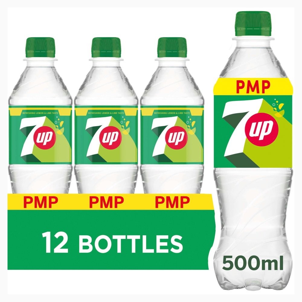 7UP RegularLemon andLime Bottle PMP 500ml